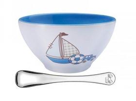 Jogo de Talheres Infantil Inox Le Petit 2pc Azul Tramontina Jogo de Talheres Infantil Inox Le Petit 2pc Azul Tramontina