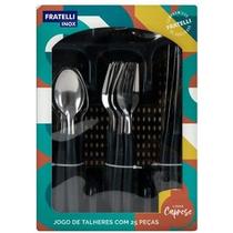 Jogo de talheres inox 25 peças Fratelli