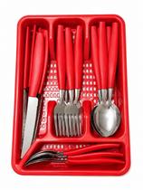Jogo de Talheres Inox Faqueiro 25 Peças Conjunto Completo Mesa Jantar Elegancia e Durabilidade