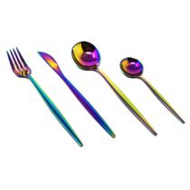 Jogo de talheres inox preto 16pcs