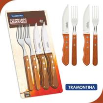 Jogo De Talheres Jumbo 4 Pcs Churrasco Tramontina Jogo De Talheres Jumbo 4 Pcs Churrasco Tramontina