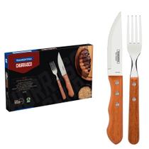 Jogo De Talheres Jumbo Tramontina 12 Peças Garfo Faca Inox Jogo De Talheres Jumbo Tramontina 12 Peças Garfo Faca Inox