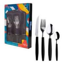 Jogo de Talheres Linha Caprese Inox com 25 Peças Fratelli