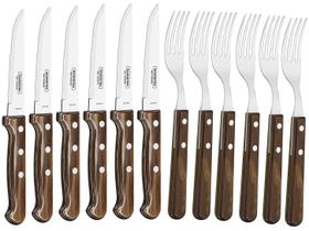 Jogo de Talheres para Churrasco em Aço Inox 12 Peças - Tramontina