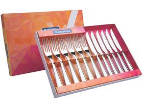 Jogo de Talheres para Churrasco Tramontina Inox Jogo de Talheres para Churrasco Tramontina Inox