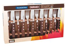 Jogo De Talheres Para Churrasco Tramontina Jumbo 12 Peças 22299/059