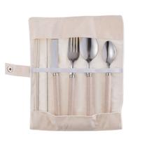 Jogo de talheres Passagem Inox com cabo plastico 7 pecas -Dynasty