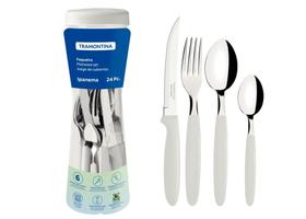 Jogo de Talheres Tramontina 24 Peças - 24 Peças Jogo de Talheres Tramontina 24 Peças - 24 Peças