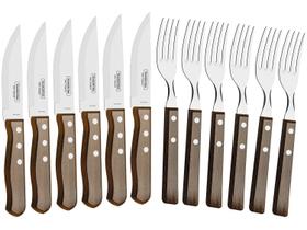 Jogo De Talheres Tramontina Kit Churrasco Jumbo 12 Peças Jogo De Talheres Tramontina Kit Churrasco Jumbo 12 Peças