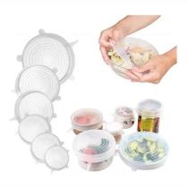Jogo de Tampas Flexíveis de Silicone com 6 Tamanhos Class Home