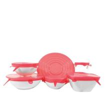 Jogo De Tampas Silicone Com 6 - Yi