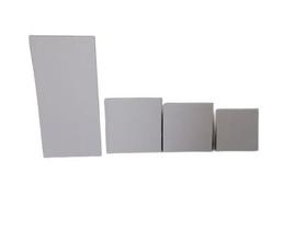 Jogo de Tampos Mesa Cubo MDF Envelopado Couvir Branco Jogo de Tampos Mesa Cubo MDF Envelopado Couvir Branco