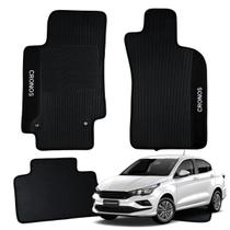 Jogo de Tapete Automotivo Para Cronos 2018 2019 2020 2021 2022 2023 2024 2025 Kit Carro 3 peças