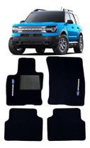 Jogo De Tapete Automotivo Para O Bronco Carpete Base Pinada