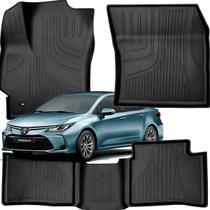 Jogo de Tapete Bandeja Corolla Sedan 2020 em Diante 5pc Emborrachado