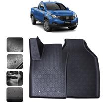 Jogo de Tapete Bandeja Strada Cabine Simples 2020 21 22 23 24 25 26 Preto Linha Vélon Antiderrapante Jogo de Tapete Bandeja Strada Cabine Simples 2020 21 22 23 24 25 26 Preto Linha Vélon Antiderrapante