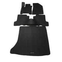 Jogo De Tapete Borracha Duster C/ Porta Malas Bordados