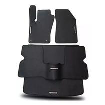 Jogo de Tapete Borracha Jeep Renegade 3 Peças Bordados