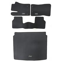 Jogo de Tapete Borracha Luxo Jeep Compass 2017/2020 lavavel
