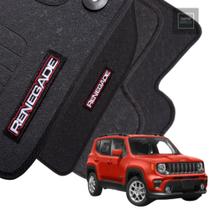 Jogo de Tapete Borracha P/ Jeep Renegade 15 A 23 Impermeável