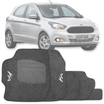 Jogo de tapete carpete cinza ford ka 2015 á 2018 Jogo de tapete carpete cinza ford ka 2015 á 2018