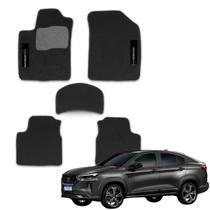 Jogo de Tapete Carpete Fastback 2022 a 2024 5pçs Reforço PVC