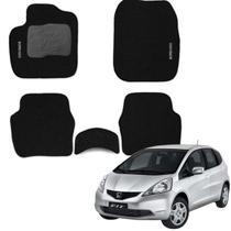 Jogo de Tapete Carpete Fit 2009 a 2013 5pçs Automotivo Reforço PVC