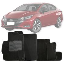Jogo de tapete carpete nissan versa 2011 a 2014