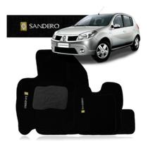 Jogo de Tapete Carpete Sandero 2007 a 2014 5pçs Automotivo Reforço PVC