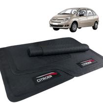 Jogo de Tapete Citroen Xsara Picasso 2000 2001 2002 2003 2004 2005 2006 2007 2008 2009 2010 2011 2012 Borracha Com Logo