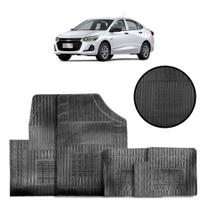 Jogo de Tapete de Borracha Preto para Chevrolet Onix 2020 a 2022 4 Peças - Carfloor G086.0