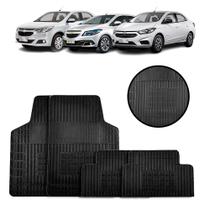 Jogo de Tapete de Borracha Preto para Chevrolet Onix/prisma/cobalt 4 Peças - Carfloor G006.0