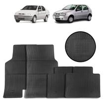 Jogo de Tapete de Borracha Preto para Fiat Palio/siena 1996 a 2000 4 Peças - Carfloor D037.0 Jogo de Tapete de Borracha Preto para Fiat Palio/siena 1996 a 2000 4 Peças - Carfloor D037.0