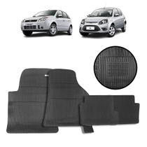 Jogo de Tapete de Borracha Preto para Ford Fiesta/ka 4 Peças - Carfloor D013.0