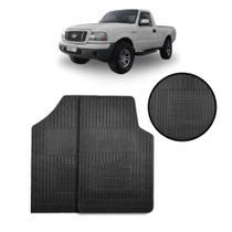 Jogo de Tapete de Borracha Preto para Ford Ranger Cs e Ce 1993 a 2011 2 Peças - Carfloor G047.0 Jogo de Tapete de Borracha Preto para Ford Ranger Cs e Ce 1993 a 2011 2 Peças - Carfloor G047.0