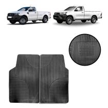 Jogo de Tapete de Borracha Preto para Ford Ranger/hilux 2 Peças - Carfloor G063.0