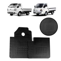 Jogo de Tapete de Borracha Preto para Hyundai Hr/kia Bongoo 2 Peças - Carfloor G074.0