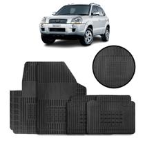 Jogo de Tapete de Borracha Preto para Hyundai Tucson 2009 a 2016 4 Peças - Carfloor G072.0 Jogo de Tapete de Borracha Preto para Hyundai Tucson 2009 a 2016 4 Peças - Carfloor G072.0