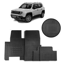 Jogo de Tapete de Borracha Preto para Jeep Renegade 2015 a 2022 4 Peças - Carfloor G013.0