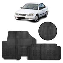 Jogo de Tapete de Borracha Preto para Toyota Corolla 2002 a 2008 4 Peças - Carfloor G039.0 Jogo de Tapete de Borracha Preto para Toyota Corolla 2002 a 2008 4 Peças - Carfloor G039.0