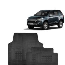 Jogo de Tapete de Borracha S10 1996 até 2022 Trailblazer 2012 até 2022 4 Peças Preto Jogo de Tapete de Borracha S10 1996 até 2022 Trailblazer 2012 até 2022 4 Peças Preto