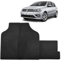 Jogo de Tapete de Borracha Volkswagen Gol G8 2019 até 2023 4 Peças Preto Jogo de Tapete de Borracha Volkswagen Gol G8 2019 até 2023 4 Peças Preto