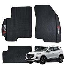 Jogo de Tapete Emborrachado Automotivo Compatível com Caoa Chery Tiggo 5x Pro Sport Jogo de Tapete Emborrachado Automotivo Compatível com Caoa Chery Tiggo 5x Pro Sport