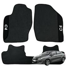 Jogo de Tapete Emborrachado Para Citroen C4 2004 a 2018 Premium Sob Medida