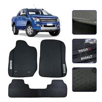 Jogo de Tapete Emborrachado Para Ranger Cabine Dupla 2013 a 2022 Kit Automotivo Jogo de Tapete Emborrachado Para Ranger Cabine Dupla 2013 a 2022 Kit Automotivo