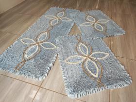 Jogo de Tapete Frufru Cozinha