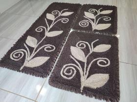 Jogo de Tapete Frufru Cozinha Jogo de Tapete Frufru Cozinha