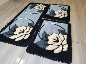 Jogo de Tapete Frufru Cozinha