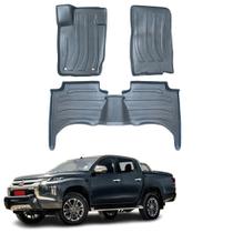 Jogo de Tapete Mitsubishi L200 Triton 2020 2021 Borracha