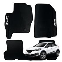 Jogo de Tapete Para Captur 2017 2018 2019 2020 2021 Kit Automotivo Borracha Premium